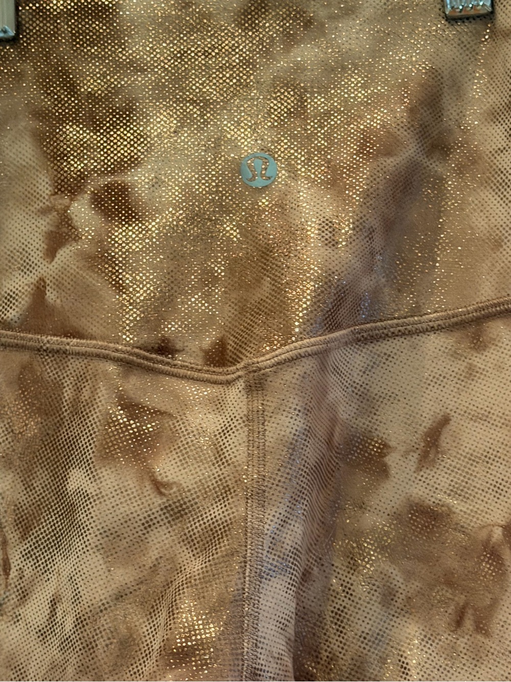 Lululemon Align High-Rise Pants *Shine Diamond Dye Misty Shell Cacao Diffuse, 0